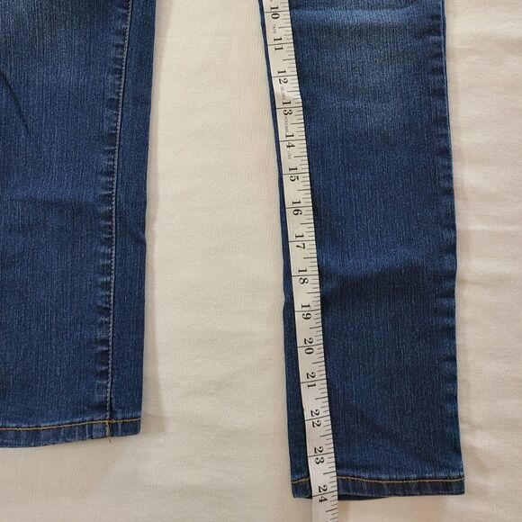 The Children's Place Girls' Jeans Size 10 Slim Super Skinny Dark Wash Denim - Picture 5 of 6